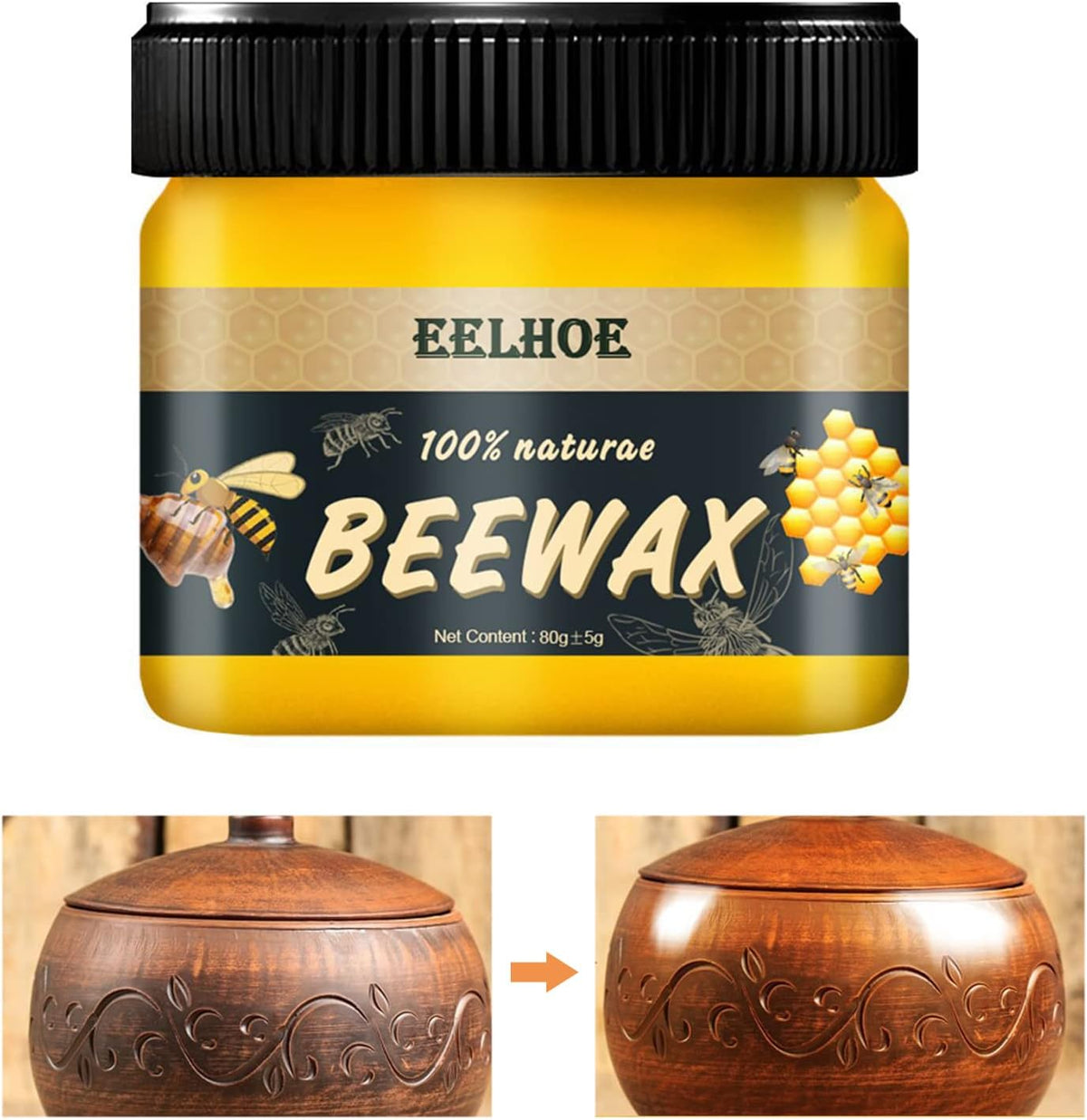 Cera reparadora de abeja para madera 40g - additional image 7