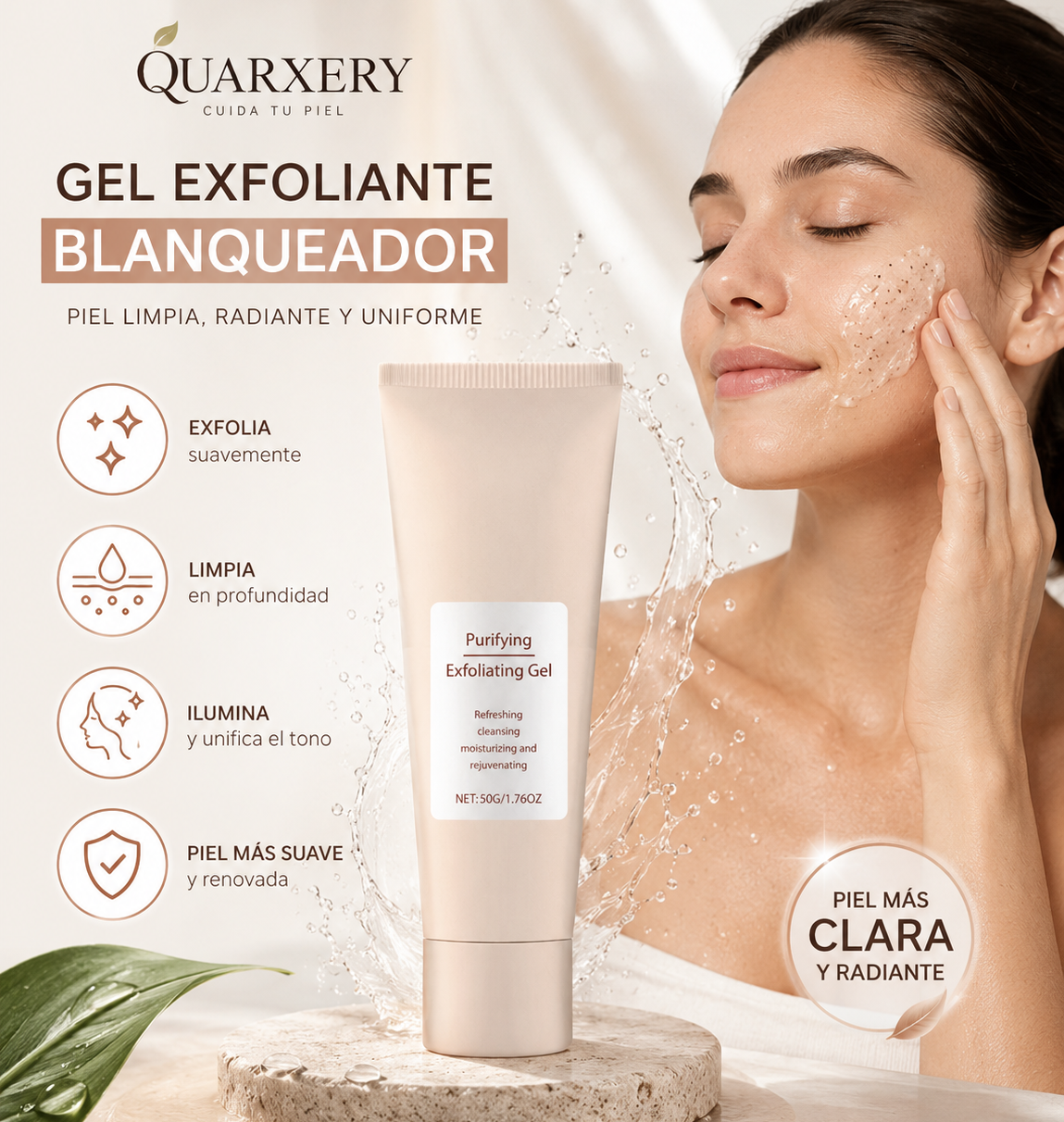 Gel Exfoliante Purificante Quarxery