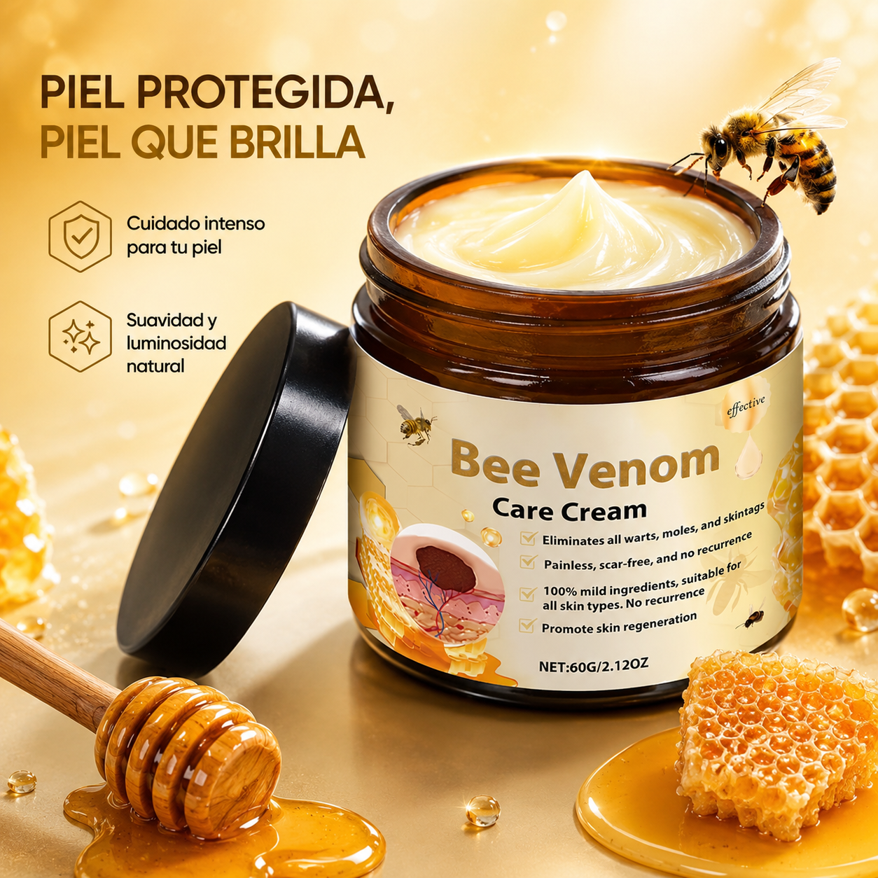 Crema Reparadora de Veneno de Abeja