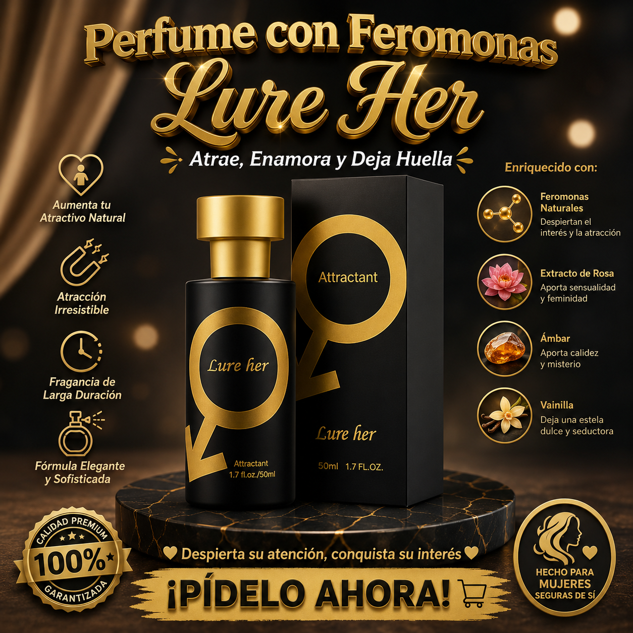 Perfume con Feromonas Lure Her