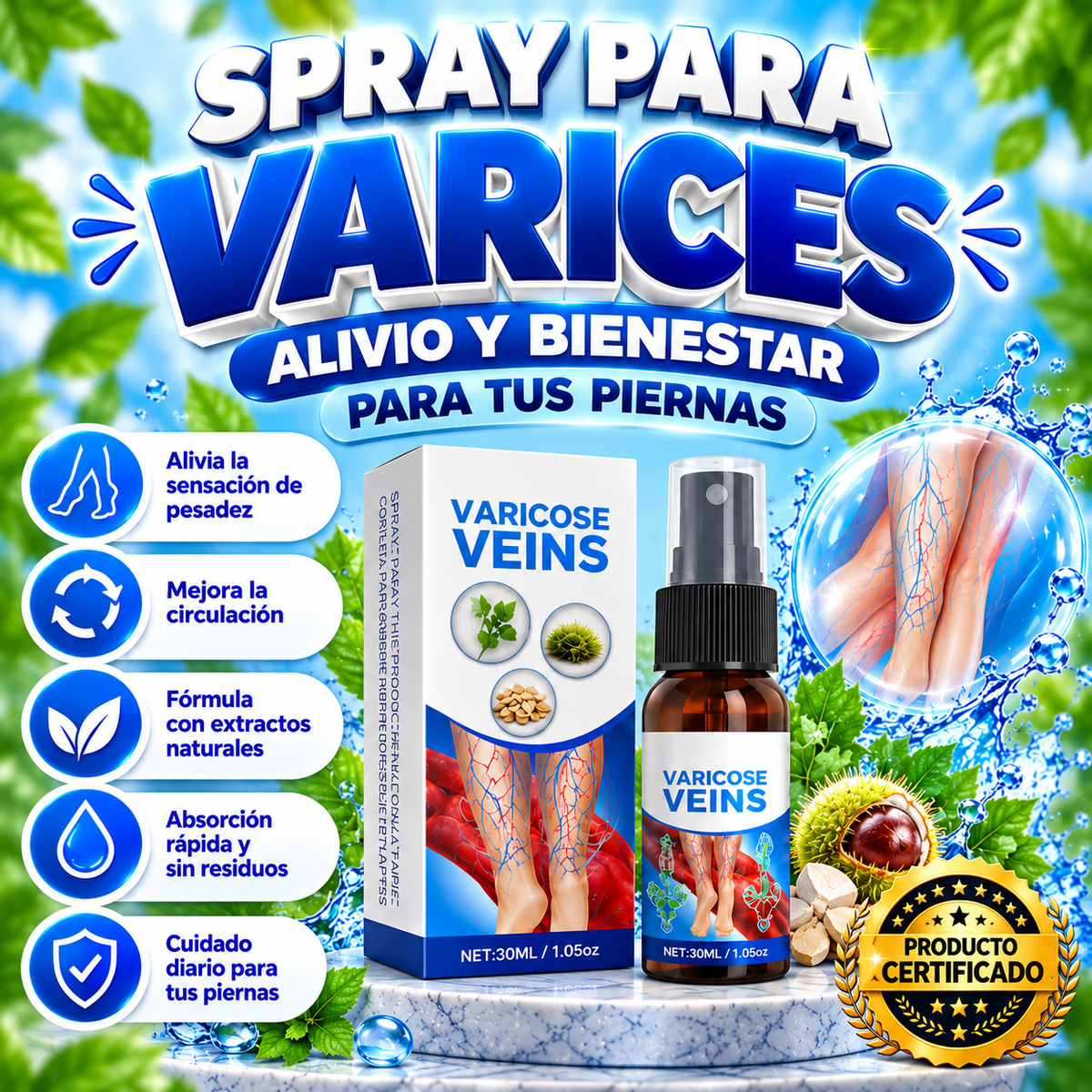 Spray Para Varices