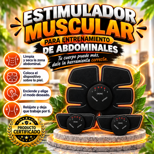 Estimulador muscular para abdominales