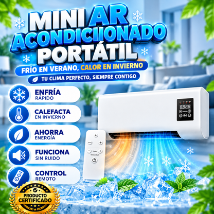 Mini aire acondicionado portátil 2 en 1