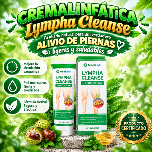 Crema herbal detox linfática