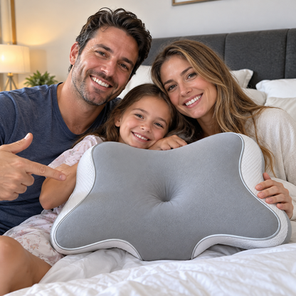Almohada cervical viscoelástica mariposa