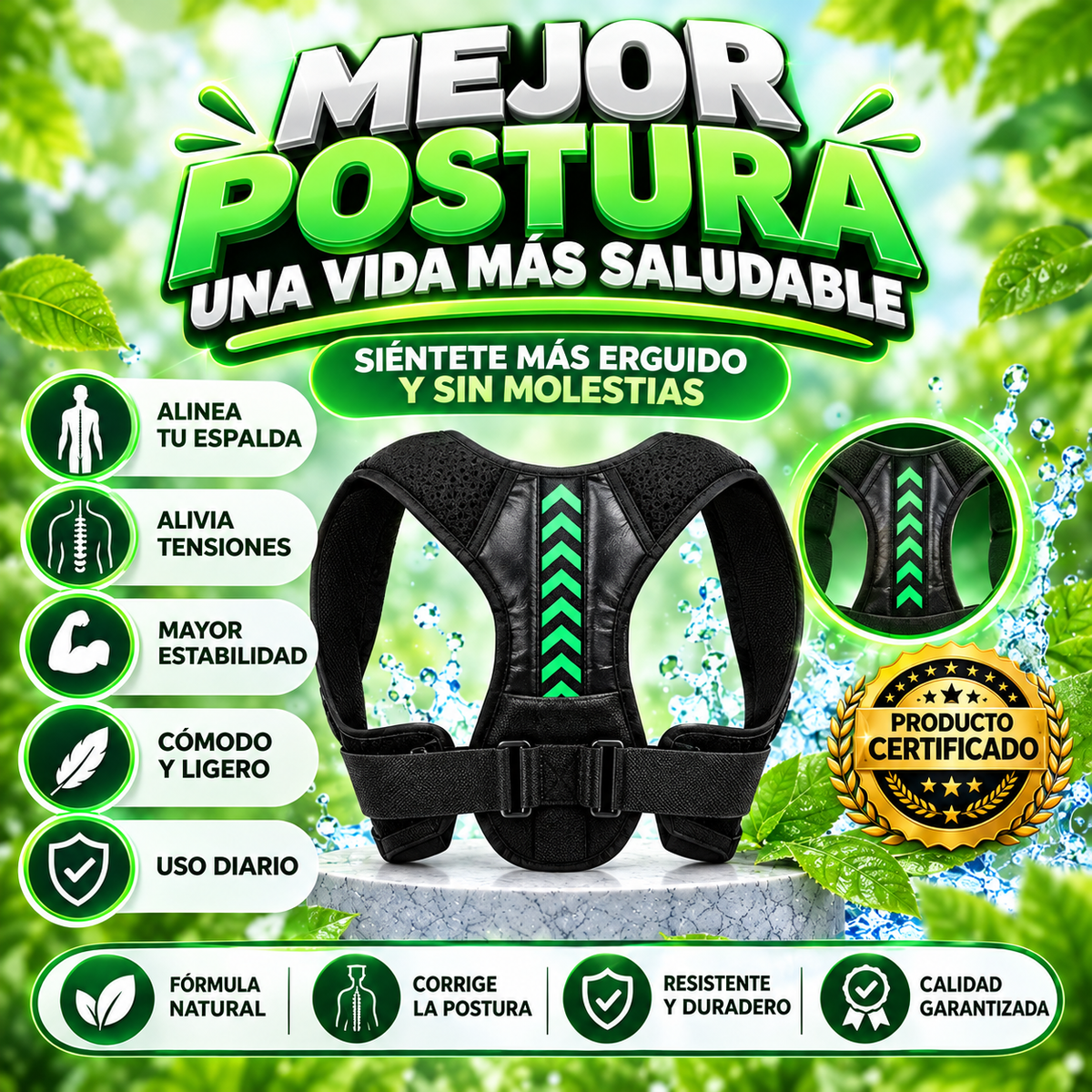 Corrector de Postura Reforzada