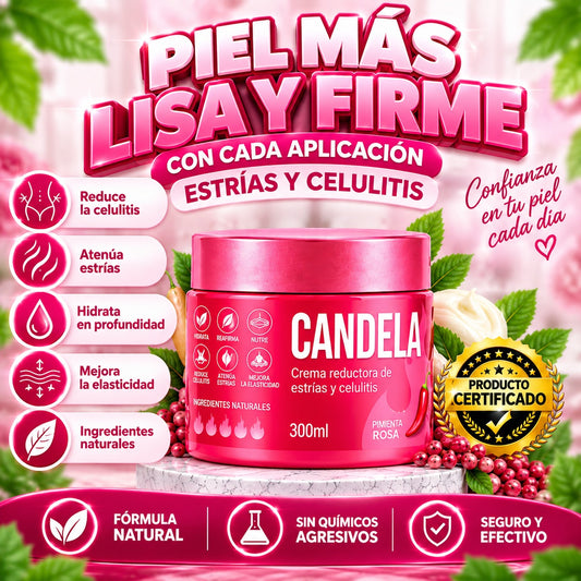 Crema Reductora de Estrías y Celulitis CANDELA