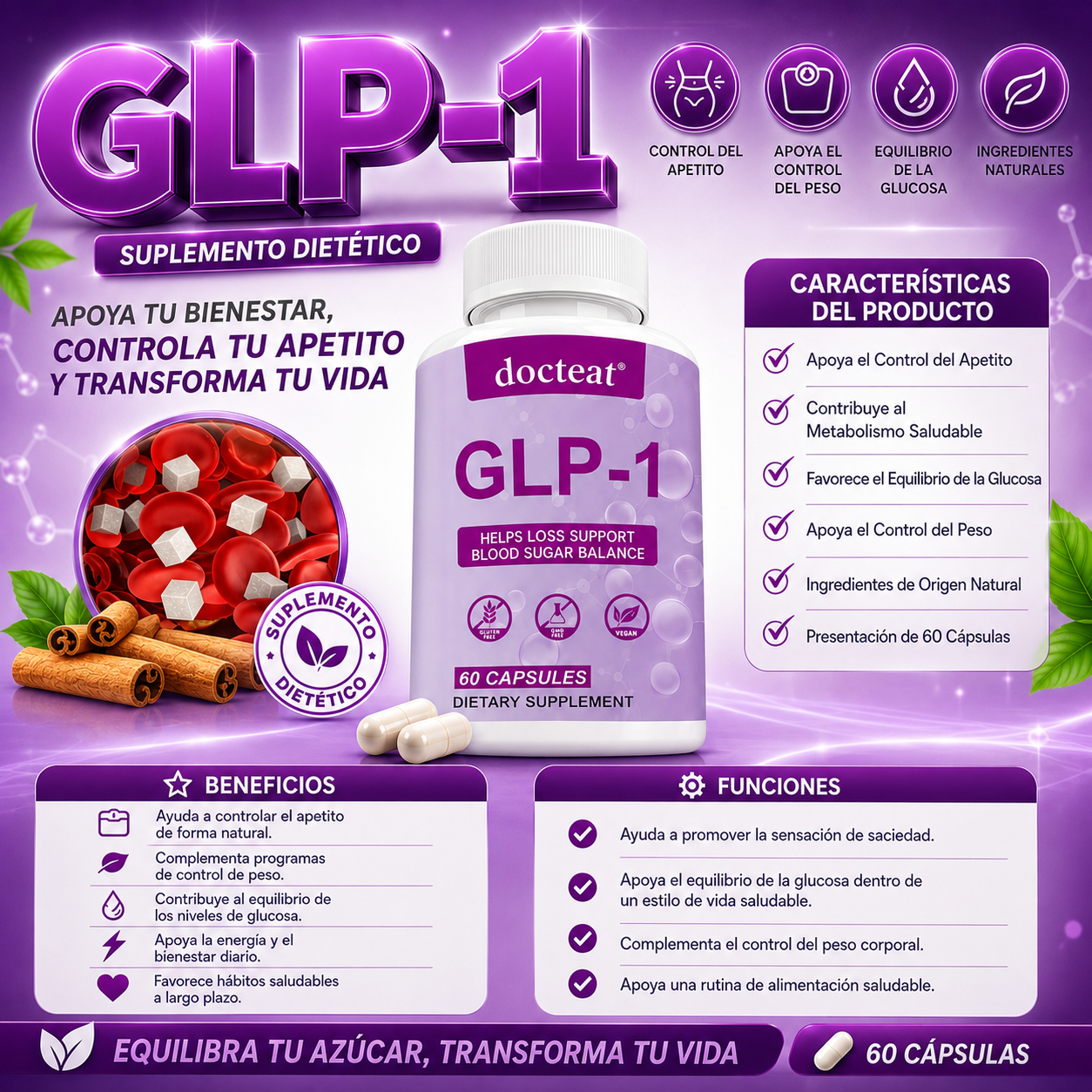 Suplemento Dietético GLP-1