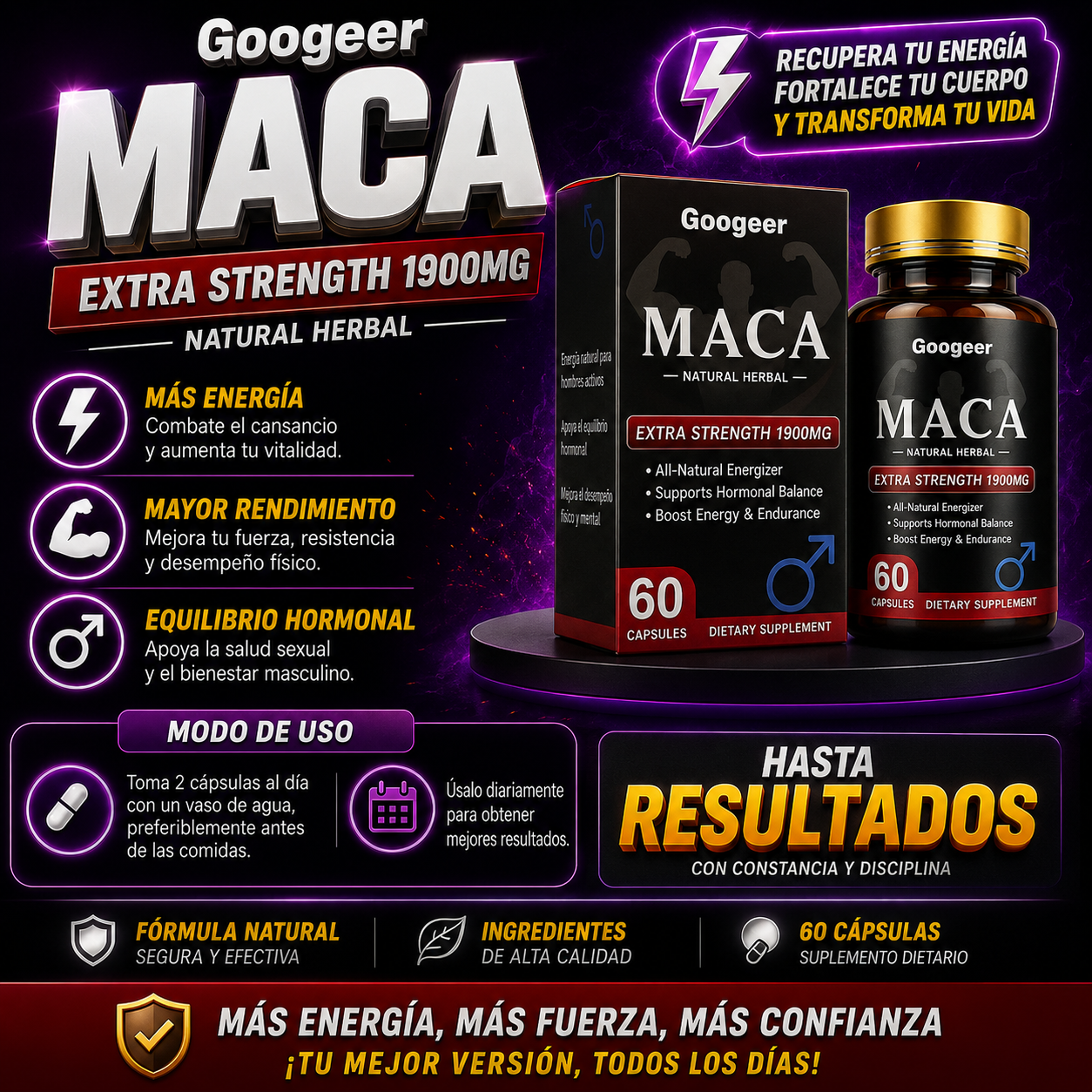 Sup Maca extra strength 1900mg