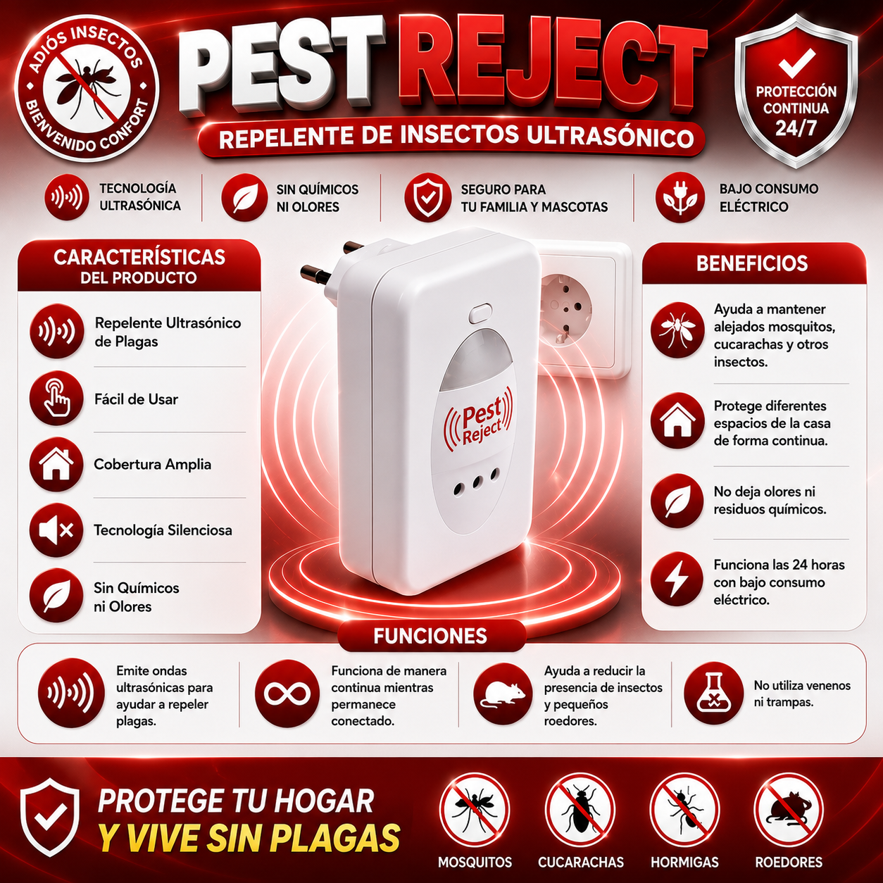 Repelente de Insectos Pest Reject