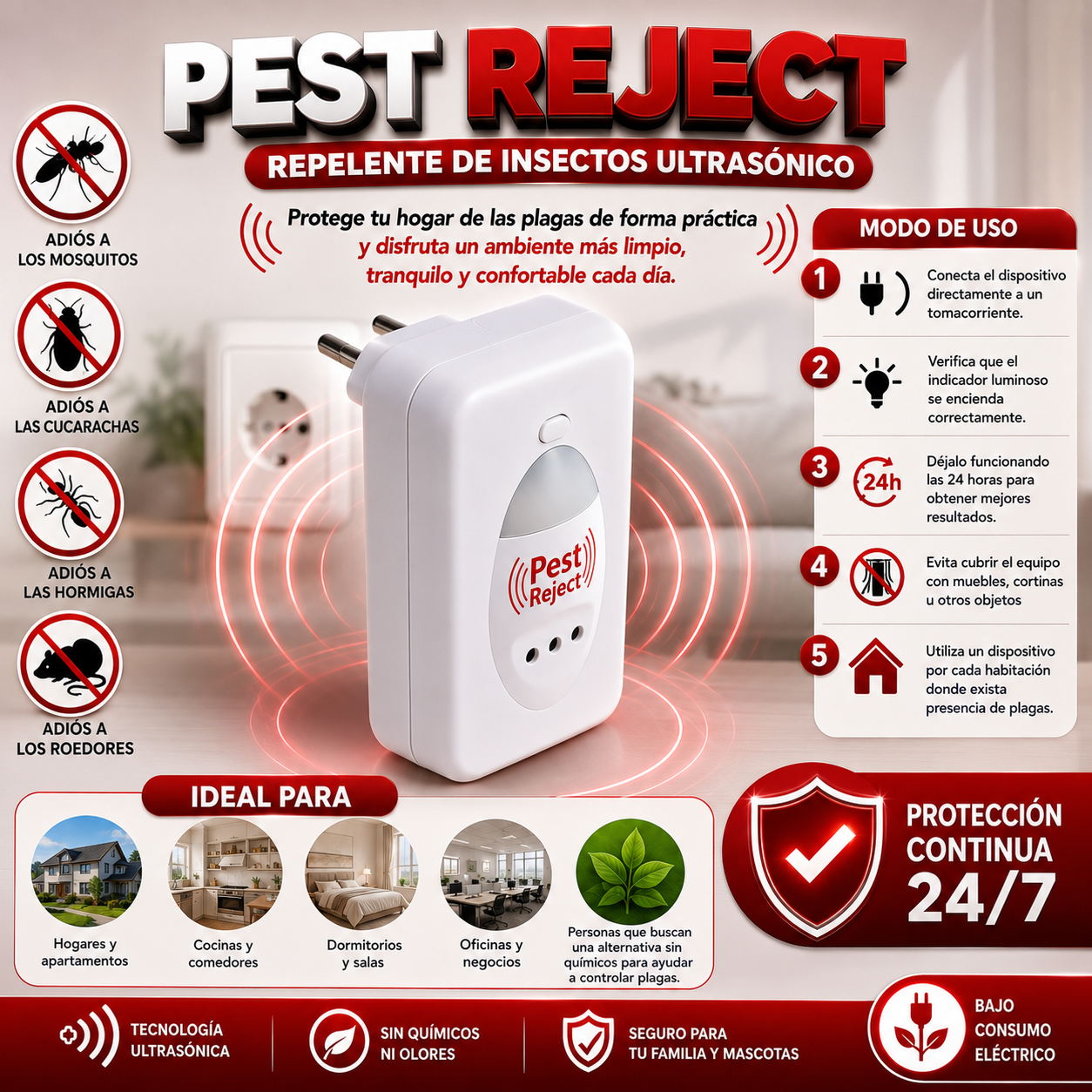 Repelente de Insectos Pest Reject