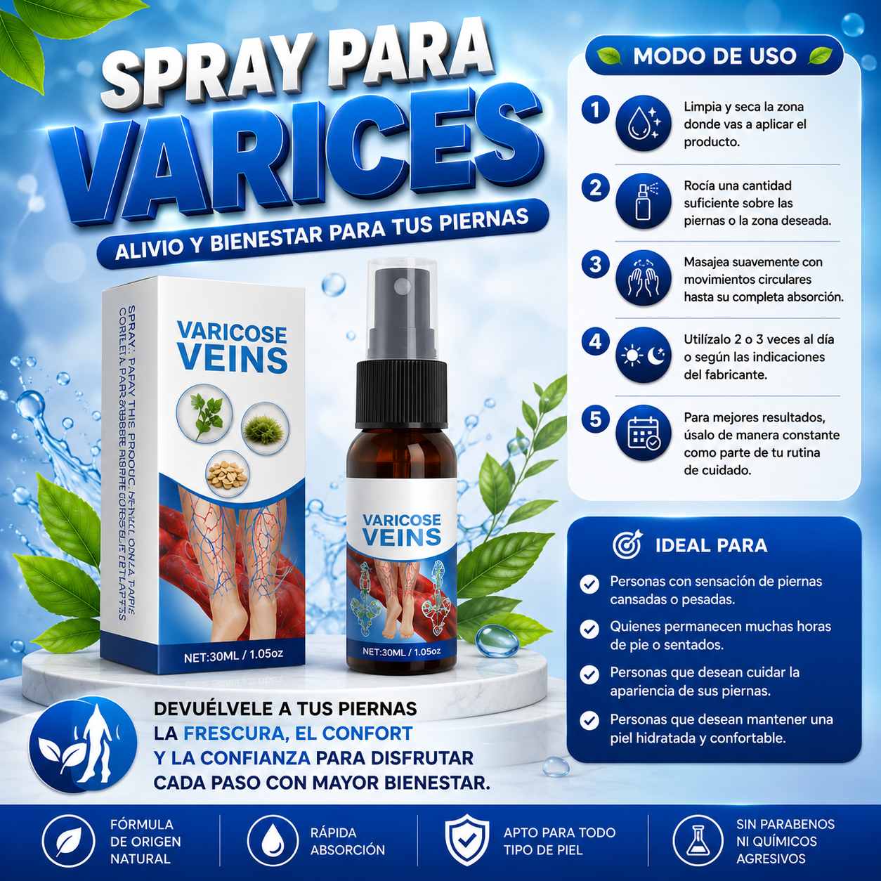 Spray Para Varices