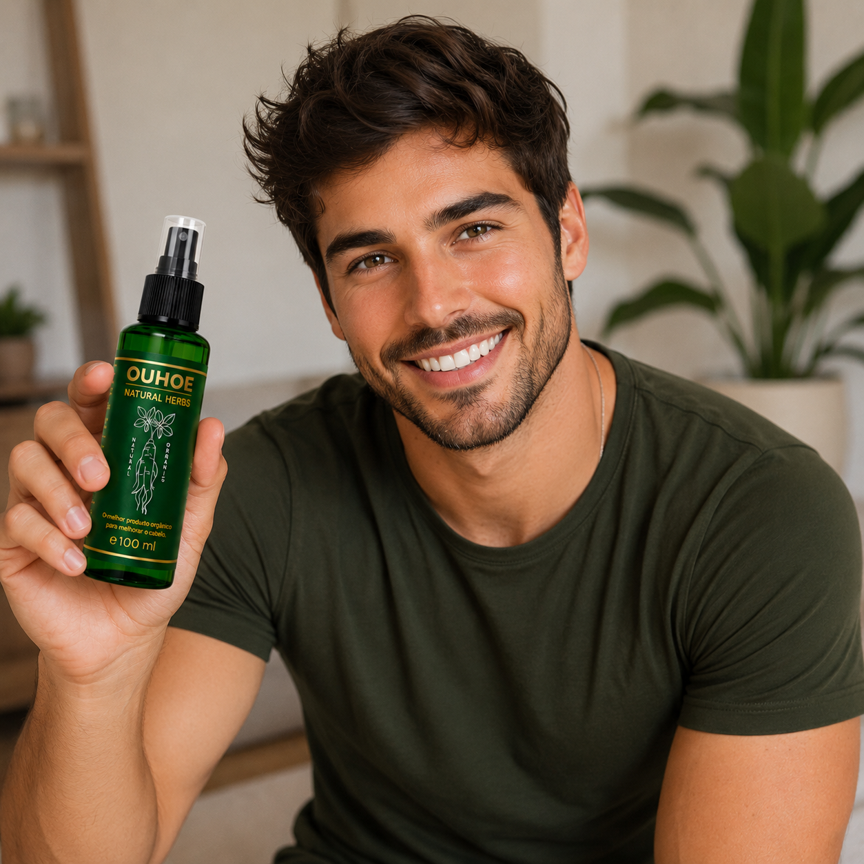 Spray para crecimiento del cabello de Ginseng