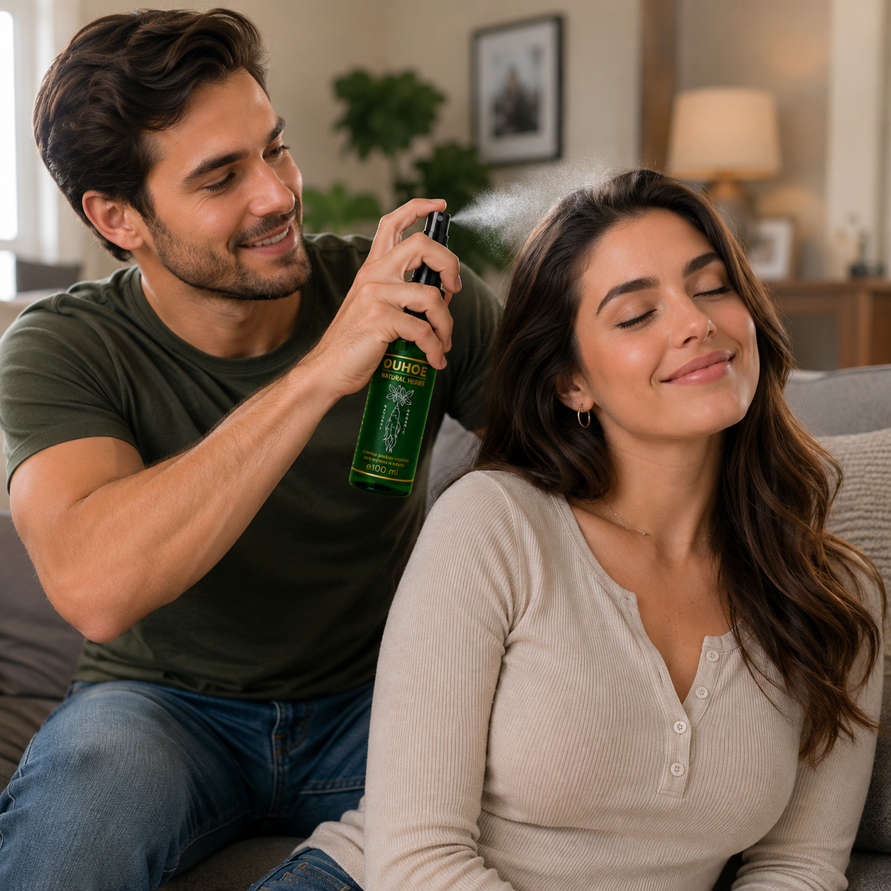 Spray para crecimiento del cabello de Ginseng